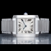 Cartier Tank Francaise Medium Quartz White Roman Dial 2465/W51011Q3